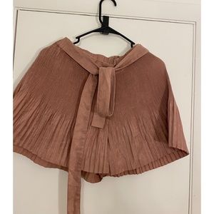 ZARA ruffled rose Shorts